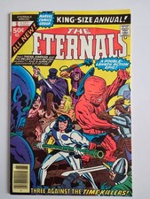Eternals Annual #1 1977 Marvel 1st App Tutinax Jack Kirby VF/NM picture