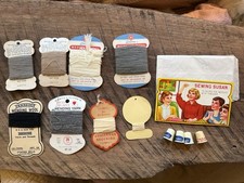 vintage sewing notions/Darning/sewing Susan/ Texaco- Taste cake Thimbles picture