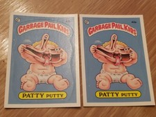 1985 TOPPS GARBAGE PAIL KIDS PATTY PUTTY LOT(2)#42A GLOSSY BACKS picture