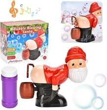 Christmas Santa Claus Bubble Blower with Music & Light (No Bubble Solution) picture