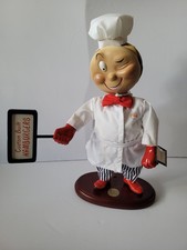 McDonald's Vintage Speedee Mascot Porcelain Figure Doll 40th Anniversary  picture