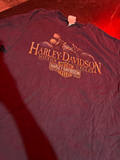 Vintage Harley Davidson Dublin RARE shirt nvy XL with back hit no stains or rips picture