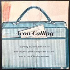 Vintage 1965 Avon Calling Representative Card - Paper Pamphlet Mid-Century picture
