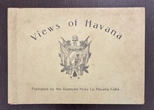 VIEWS OF HAVANA CUBA 1903 BOOK OF BEAUTIFUL COLORED PHOTO PRINTS by DIAMOND NEWS picture