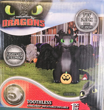 Gemmy 6ft Tall How To Train Your Dragons Toothless Halloween Inflatable picture