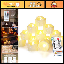 Homemory 24-Pack Remote Flameless LED Battery Tea Light Candles, 400+Hrs picture