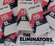 Vintage Retro 1986 Ad The Eliminators TDK Problem Free VHS Tapes Performance picture