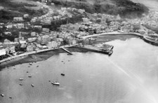 Oban showing Oban Bay and North Pier Scotland 1930s OLD PHOTO picture