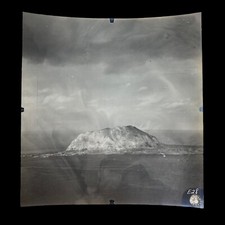 RARE WWII 1945 Mount Suribachi Iwo Jima D-Day Invasion CINCAP - TYPE ONE Photo picture