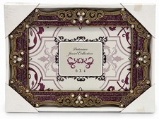 Victorian Jewel Collection 6x4 Ornate Purple Gold Jeweled Picture Frame picture
