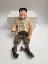 JKC 2004 Golfer Grandpa Hanging Ornament Vintage Collectible Doll Figure picture