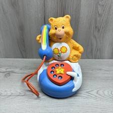 Vintage 1985 Care Bears Talking Phone Friend Bear Rare BX14-044 NO Sound Toy picture