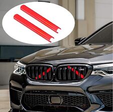 2PCS For BMW 1/2/3/4 Series F20 F30 Car Front V Brace Grill Trim Strips Cover picture