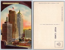 Skyscrapers Oklahoma City Oklahoma Postcard picture