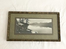 Vintage T J Hileman, B&W Photograph Glacier Natl Park, Framed picture