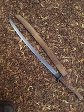 CUSTOM HANDMADE 30 INCHES LONG IN HIGH.QUALITY STEEL HUNTING KATANA SWORD picture