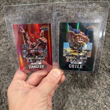 2024 SMC Saturday Morning Cards Street Fighter 2 Red Green Guile & Zangief 1/75 picture