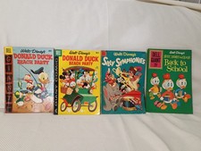 Dell 4 Walt Disney Giant Comic Books 1954-1957-1958-1961 picture