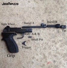 Leia Organa Jedi Blaster Kit With Instructions Sheet Cosplay Replica Prop picture