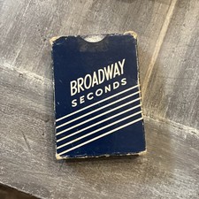 Broadway Seconds Made In USA Playing Cards Preowned 54 Cards Vintage picture