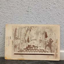 C. 1890s CABINET CARD ROCKY FORD WATERMELON DAY CELEBRATION G.W. SWINK COLORADO picture