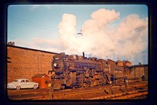 Original Slide Canadian Pacific CP 4-6-2 #5357 St. Johns NB  11-11-1958 picture