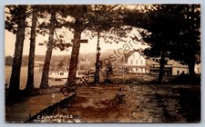 K59/ Cranberry Lake New York RPPC Postcard c1910 C. L. Inn and Pines 98 picture