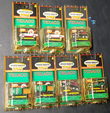 Texaco Matchbox Diecast Vehicles Lot of 7 Gas & Oil Repro Blister picture