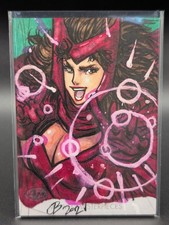 2020 Marvel Masterpieces SCARLET WITCH AP Sketch Card by Chris Botterill picture