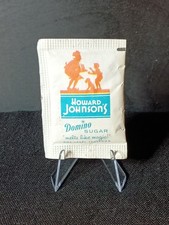 Domino Sugar Packet Ephemera Advertising vtg 1960s Howard Johnson Retro Ads  picture