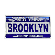 BROOKLYN: NEW YORK Gift Souvenir License Plate for Car, Truck, Home, Tourist picture
