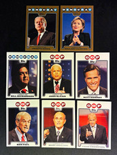 2008 Topps Campaign Non-Sport 8 Card Lot Biden & Clinton gold foil + base picture