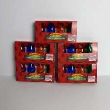 VTG Celebrations Christmas Lamps C7 Clear Glass Light Bulbs Lot 5 Boxes 20 NOS picture