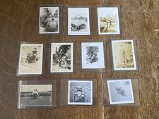 11: Lot of Ten Antique Motorcycle Related Images Vintage Snapshot Photos Nice picture