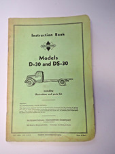 Original 1939 International D-30 DS-30 Truck Instruction Book / Manual picture