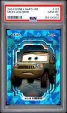 2024 TOPPS CHROME DISNEY SAPPHIRE EDITION #123 MILES AXLEROD PSA 10 picture
