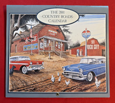 2001 Country Roads Wall Calendar John Zed King Lang Graphics Rural Art picture
