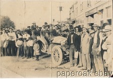 Original Rare 1908 New York To Paris Auto Race Photo In Ely, Nevada picture