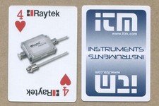 ITM Instruments Inc. 4 of HEARTS, Swap playing Card picture