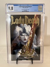 Lady Death: The Reconing #1, 2019 Chaos Comics, Premium Foil Edition CGC  9.8 picture
