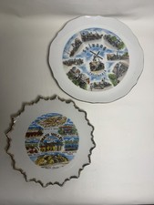 Lot Of 2 Decorative Collector Plates. Death Valley, Solvang. Great Condition picture