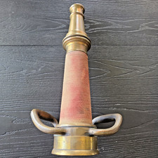 Vintage W.S. Darley & Co Brass Fire Hose Nozzle Playpipe Chicago Firefighter picture