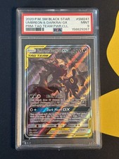 Umbreon & Darkrai GX SM241 Tag Team PSA 9 Mint Sun & Moon Promo Pokemon picture