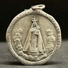 Argentina 1927 Our Lady of Rosary Mother Church new beautification works, medal picture