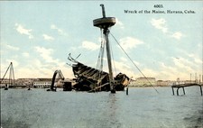 Havana Wreck of the Maine Harris Bros. c1900s-10s Vintage Postcard picture
