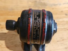 Vintage Cast Iron Figural Electric Motor Shop Promo Advertising Paperweight picture