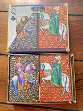 Vintage Playing Card Deck Duratone Medieval - Double Set (Full Deck) picture