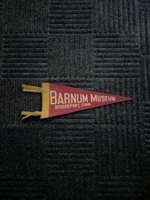 Vintage Barnum Museum Bridgeport Connecticut Keezer Pennant picture
