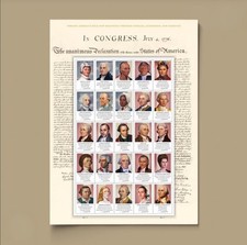 2026 In Congress Forever Stamps Sheet of 25, Declaration, Independence picture