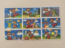 Mario 1985 Amada Nintendo Famicom 9 Menko Card Reseller Collector Dealer Lot picture